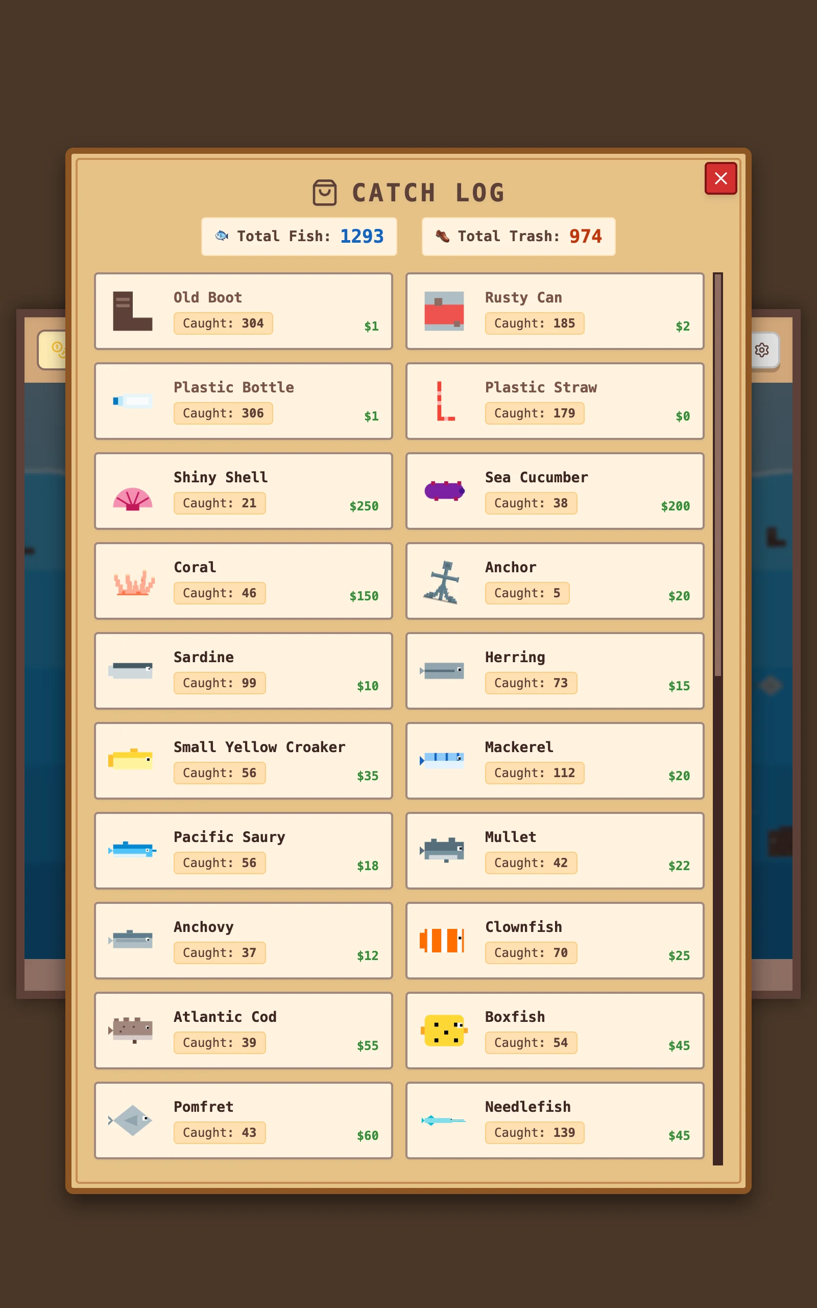 Pixel Fish Miner screenshot