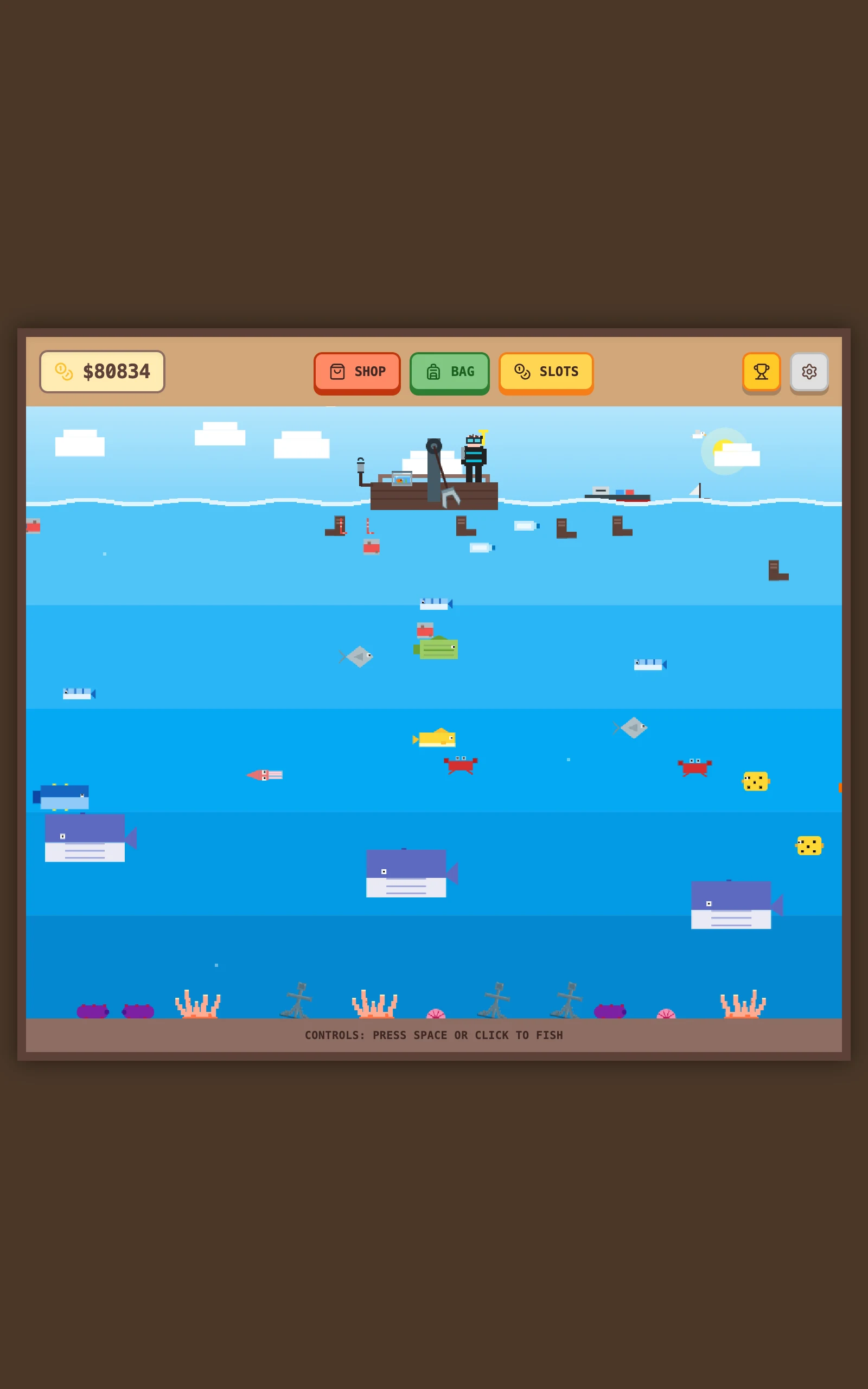 Pixel Fish Miner screenshot